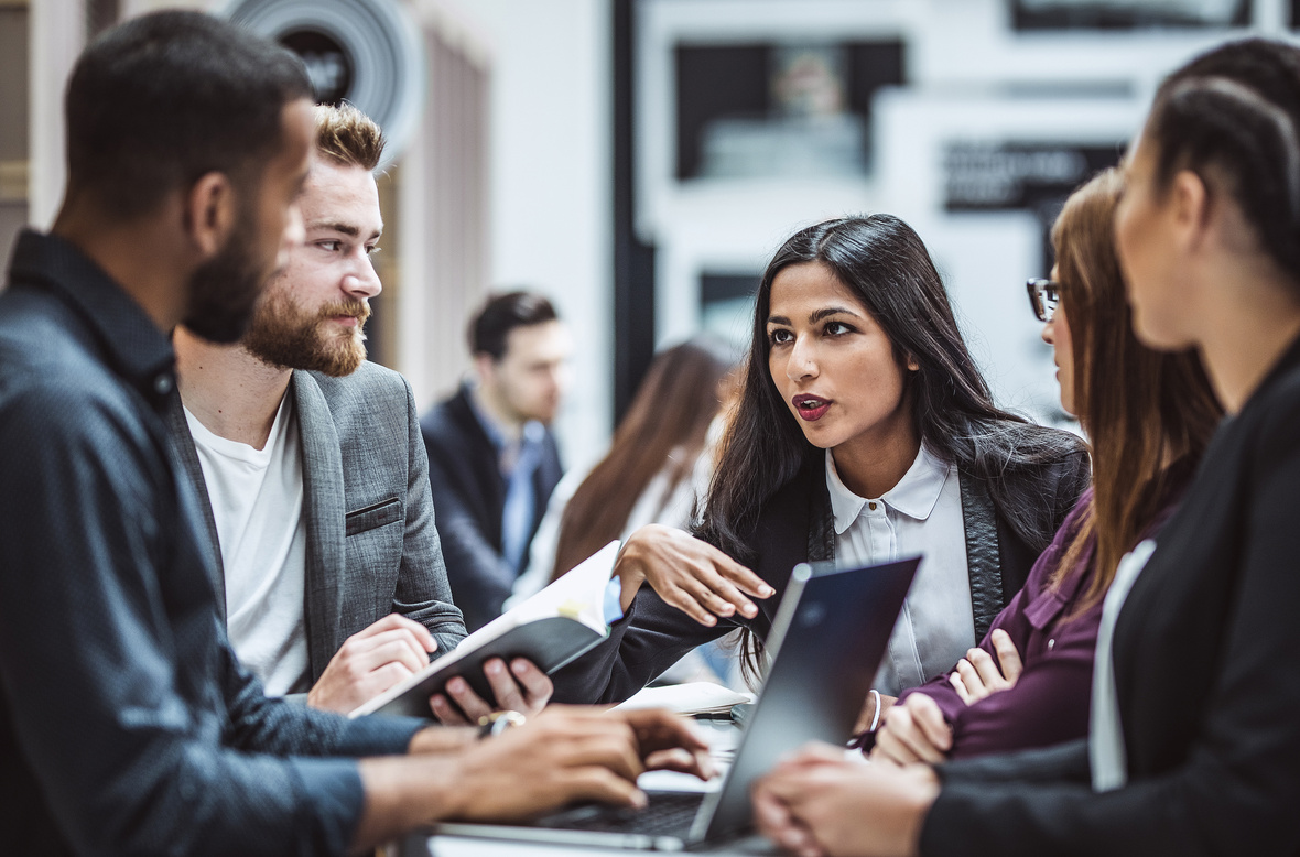 Business People at a Conference Event
